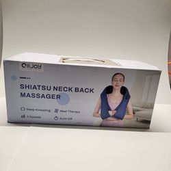 ALLJOY Neck and Back Massager with Soothing Heat, Shiatsu Shoulder