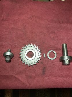 1” Tool Holder ,Bore Side Milling Cutter ,3.1 1/2 x 7/16 x 1” HSS Made In Poland W/ Tool Holder