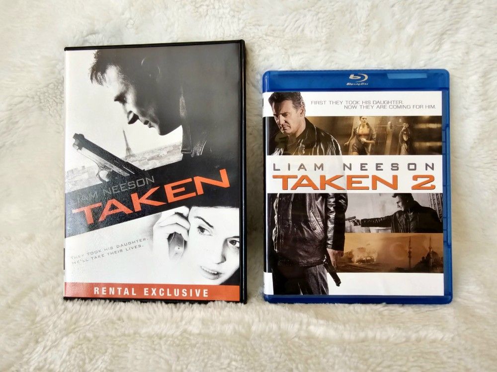 Taken DVD & Taken 2 Blu-ray