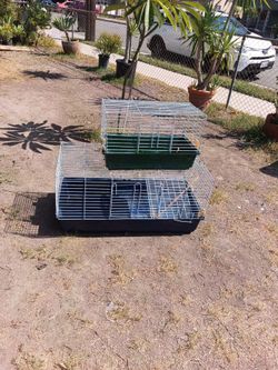 I'm selling this another guinea pig cage a big want this last big one and in the same thing the small guinea pig cage