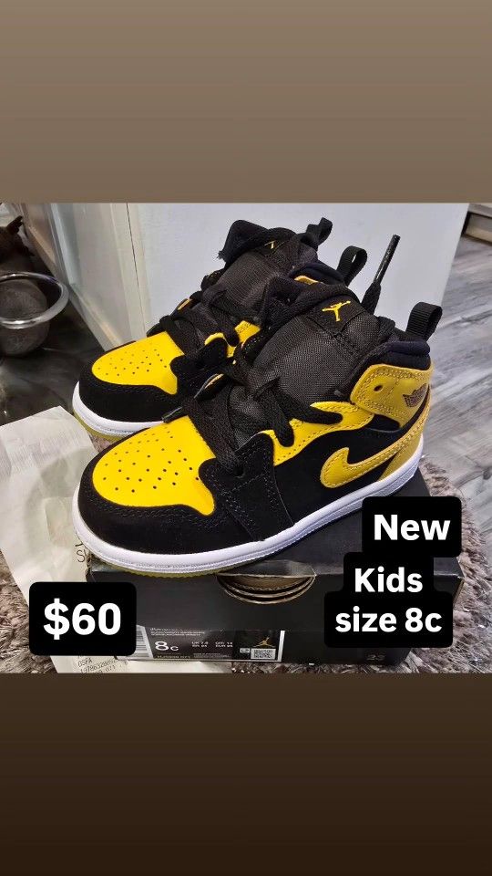 Jordan mid kids size 8c