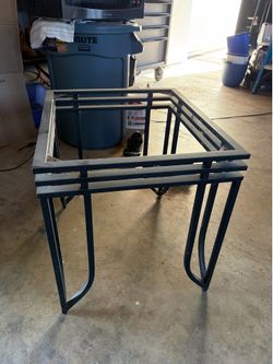 Free metal night stand no glass