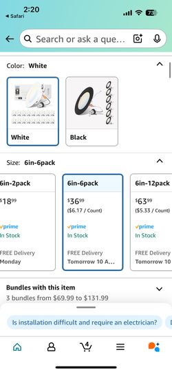 LVWIT LED Recessed Light 6inch, Can Lighting Color Selectable 2700/3000/4000/5000/6000K 5CCT, 10W(120W Equivalent) Dimmable Downlight with E26 Convers