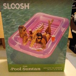 Pool inflatable suntan