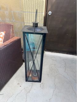 Outdoor tall Candle stand metal