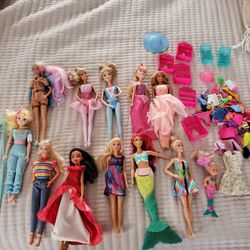 Barbie Dolls Accessories Lot Bundle