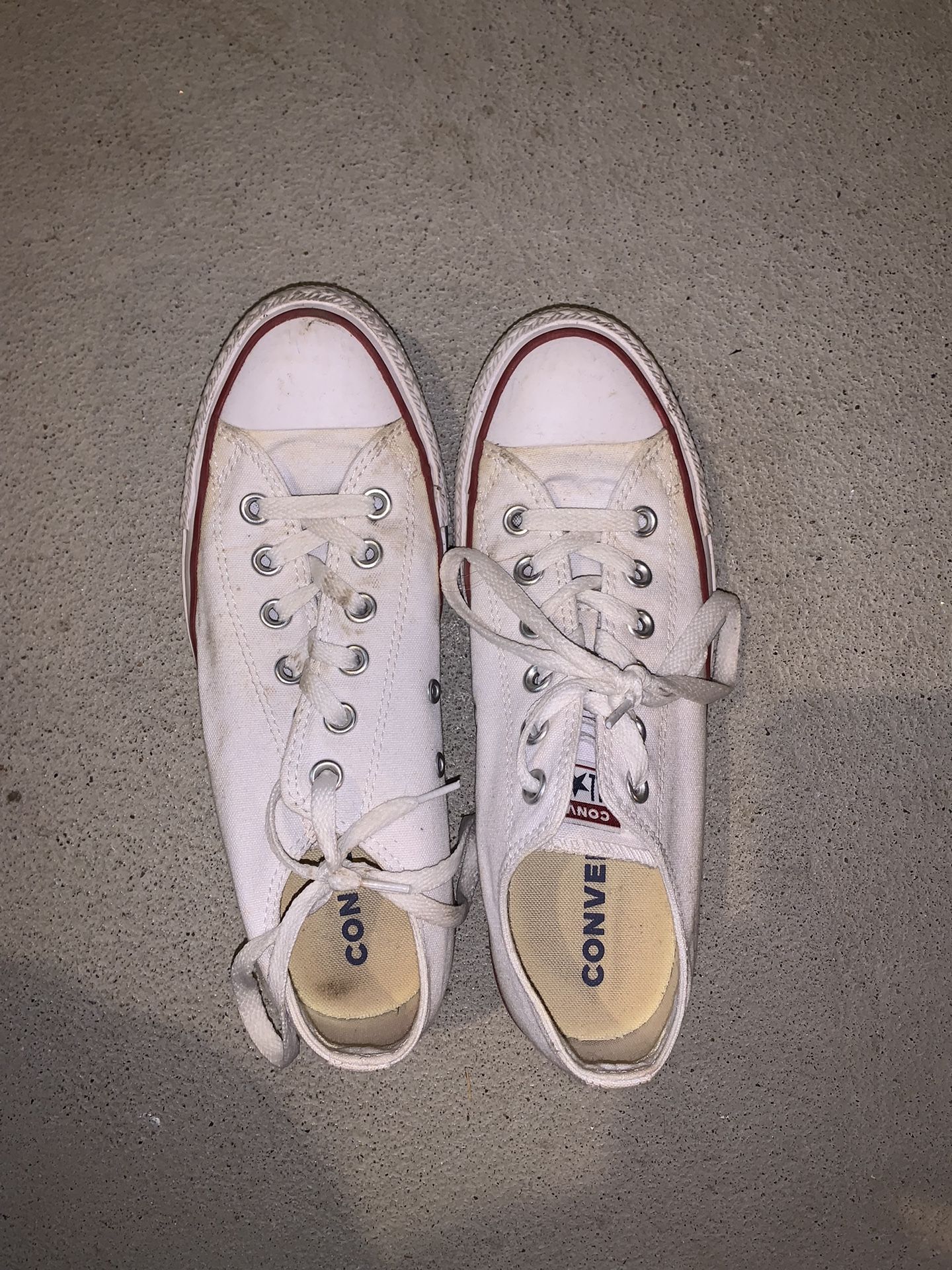 White Converse All-Star Sneakers