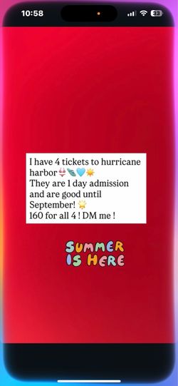 Hurricane harbor tickets