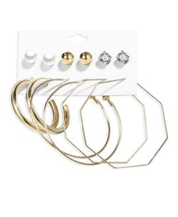 Earrings Set Of 6