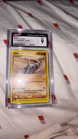 CGC 9 Mint Onix 71/100 EX Sandstorm 2003 English Pokemon TCG Card