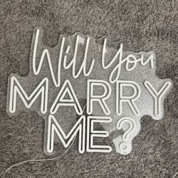 Will You Marry Me Neon Sign 