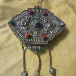 Rare true collectible tibet Buddhism trinket box