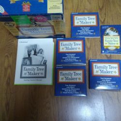 Vintage Collector's Edition Box Set Of Broderbund Family Tree Maker