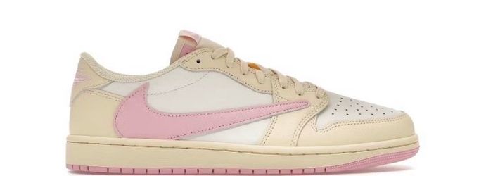 Travis Scott Shy Pink Jordan 1 Retro Low OG SP size 10m