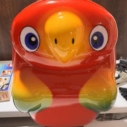 Travel Buddies Parrot Kids Luggage Suitcase, Maleta De Viaje Con Morral para Niños
