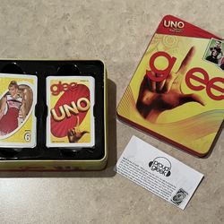 Glee UnO Card Game In Collector’s Edition Tin