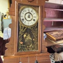 Antique  1881 Victoian Shelf Clock 