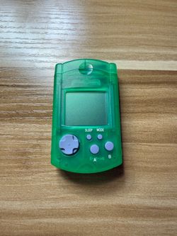 Official Sega Dreamcast Clear Green Chou Hatsumei Boy Kanipan VMU /w Cap JP