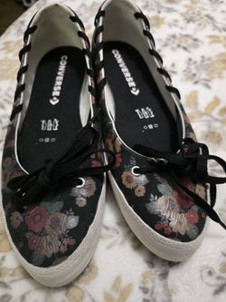 Converse all star rina ox slip on womens shoe 9