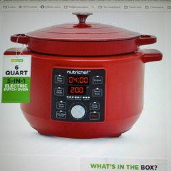 6 quart electric Dutch oven
