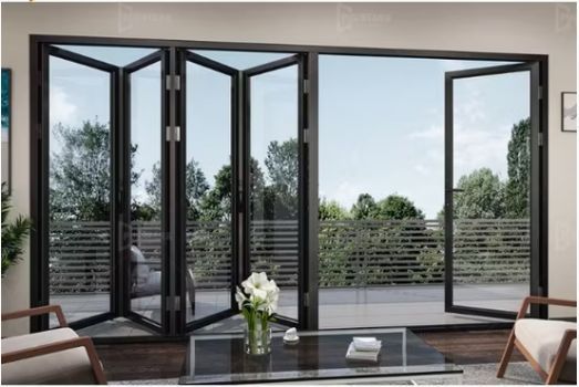 Vinyl Sliding doors & Windows - Aluminum Accordion folding Doors 