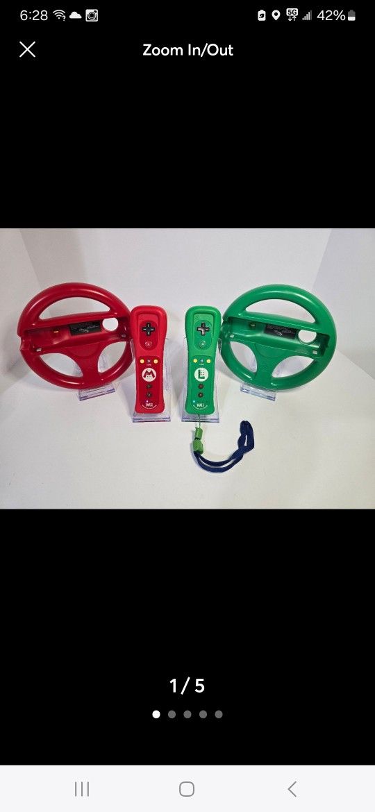 Wii Remotes Special Mario And Luigi Edition