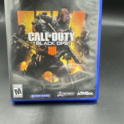 Unsealed Very Good Condition PS4 Call of Duty Black Ops 4 - Game & Case