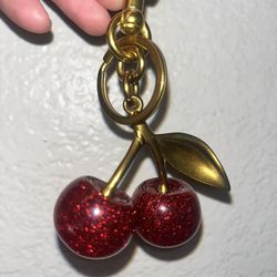 Cherry Keychain Purse Charm 