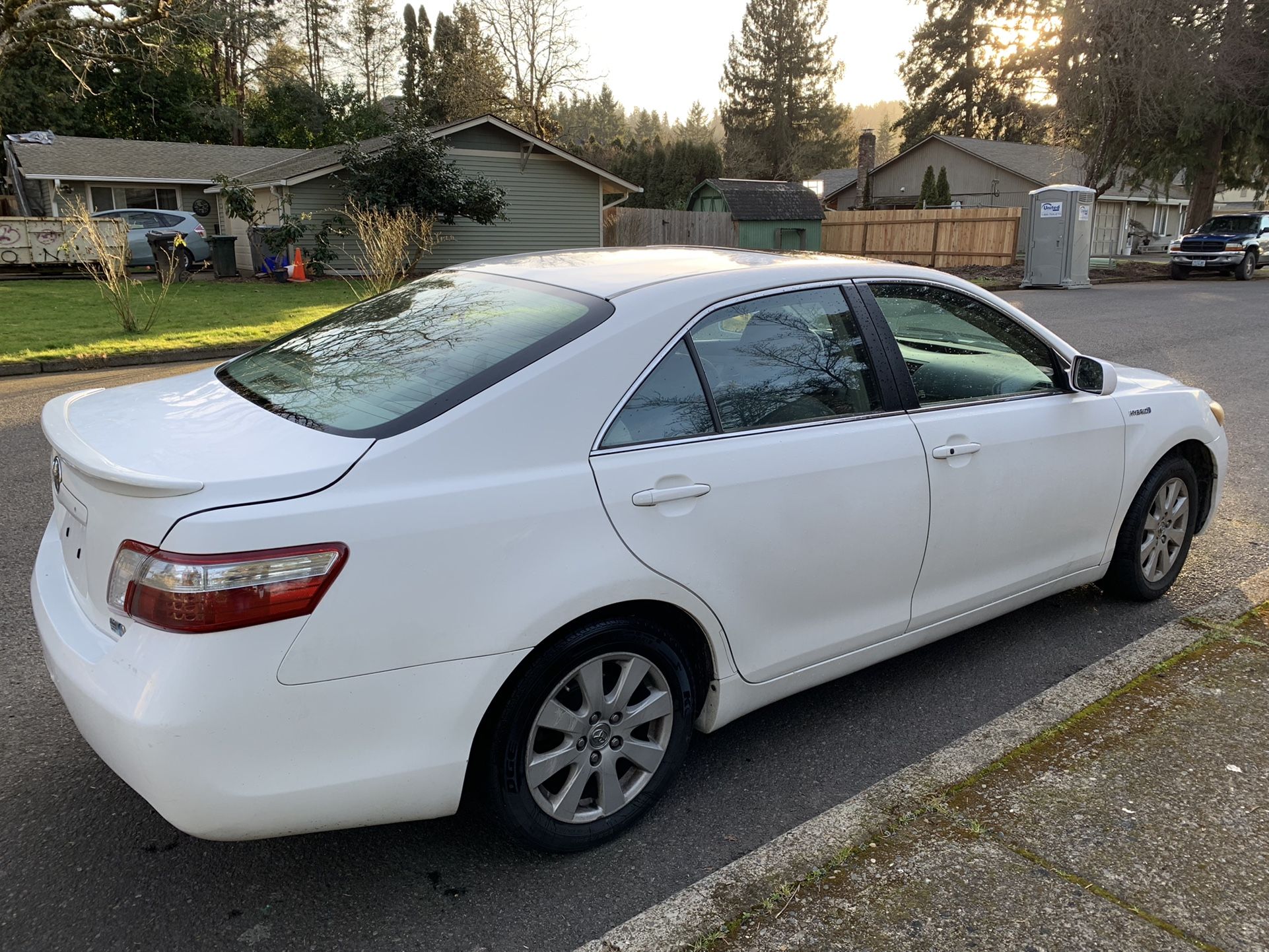 2008 Toyota Camry Hybrid Rear Bumper Cover & Airbag + Dash Panel Interior