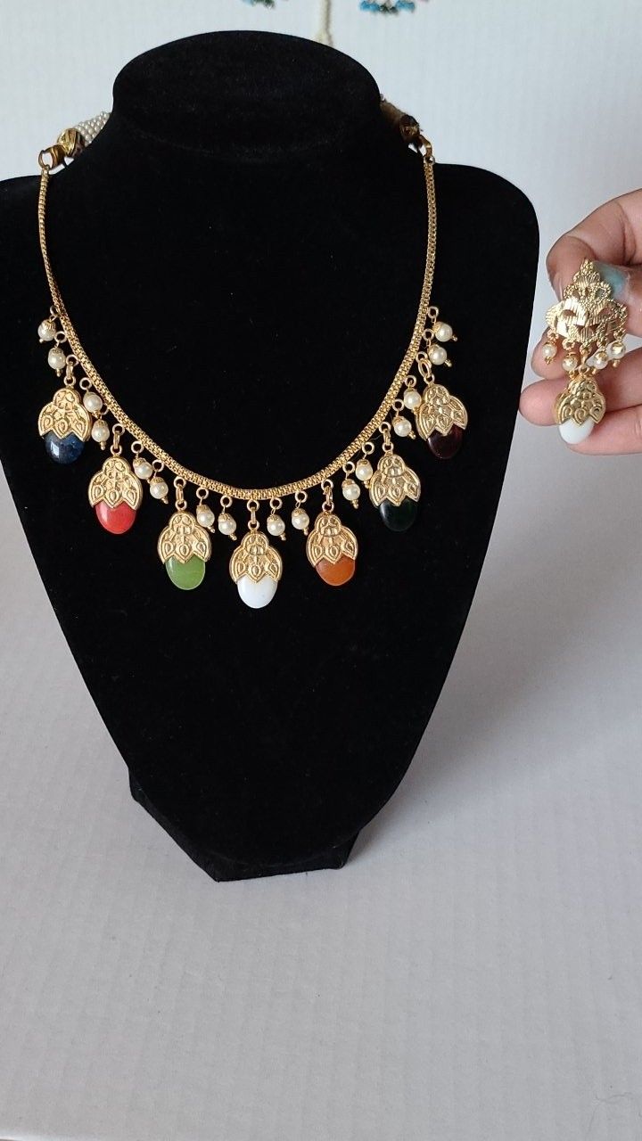 Indian Jewelry Beautiful NECKLACE with EARRINGS Now From $24.99