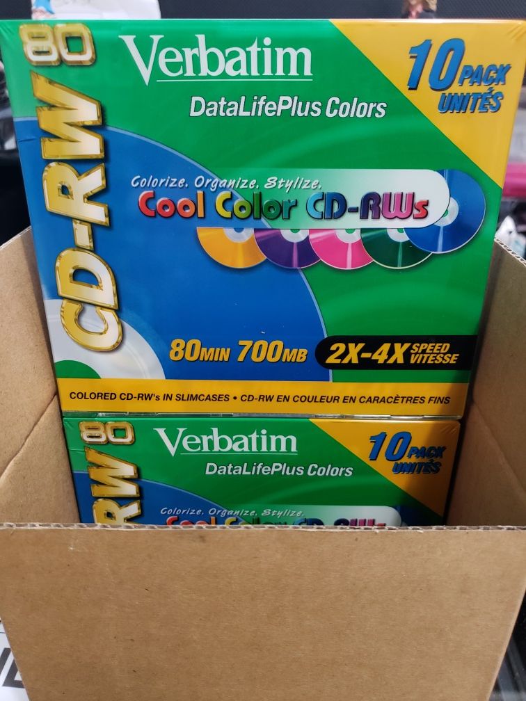 VERBATIM DATALIFEPLUS COLOR CDRW