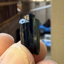 10.25 Carat Indicolite Blue  Tourmaline Crystal From Kunar Afghanistan