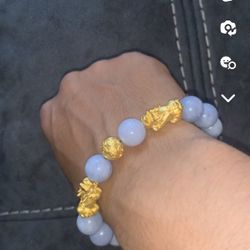 24 K Bead Bracelet 