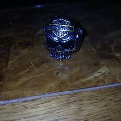 Harley Davidson Silver Ring