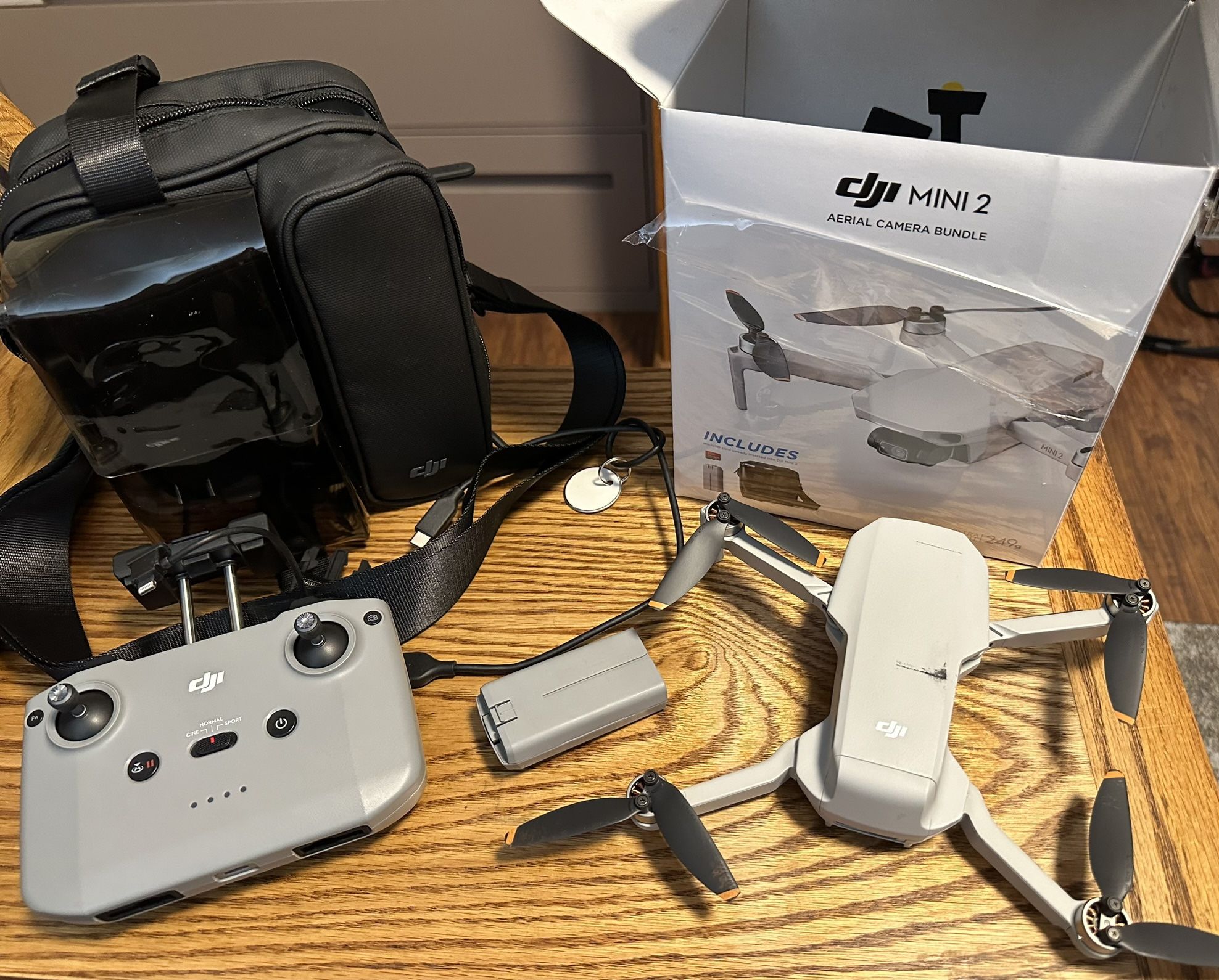 REDUCED - DJI MINI 2 DRONE COSTCO PACKAGE