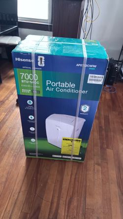 Hisense 7000 BTU Portable Air Conditioner, White, AP0722CW1W