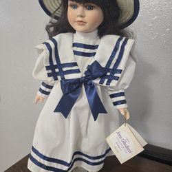 DOLL PORCELAIN ORIGINAL 17"