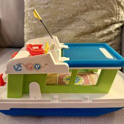 Vintage Fisher Price Happy Houseboat