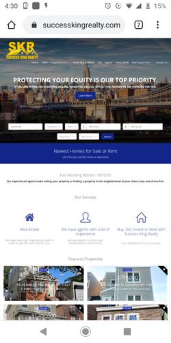 Real estate website