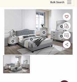 $499 to $525 bedroom set not including mattress and chest