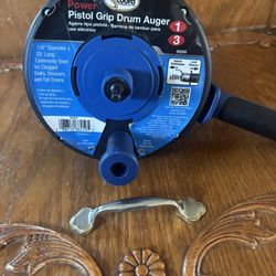 Cobra Pistol Grip Drum Auger W/ A 1/4” Drill Attachment