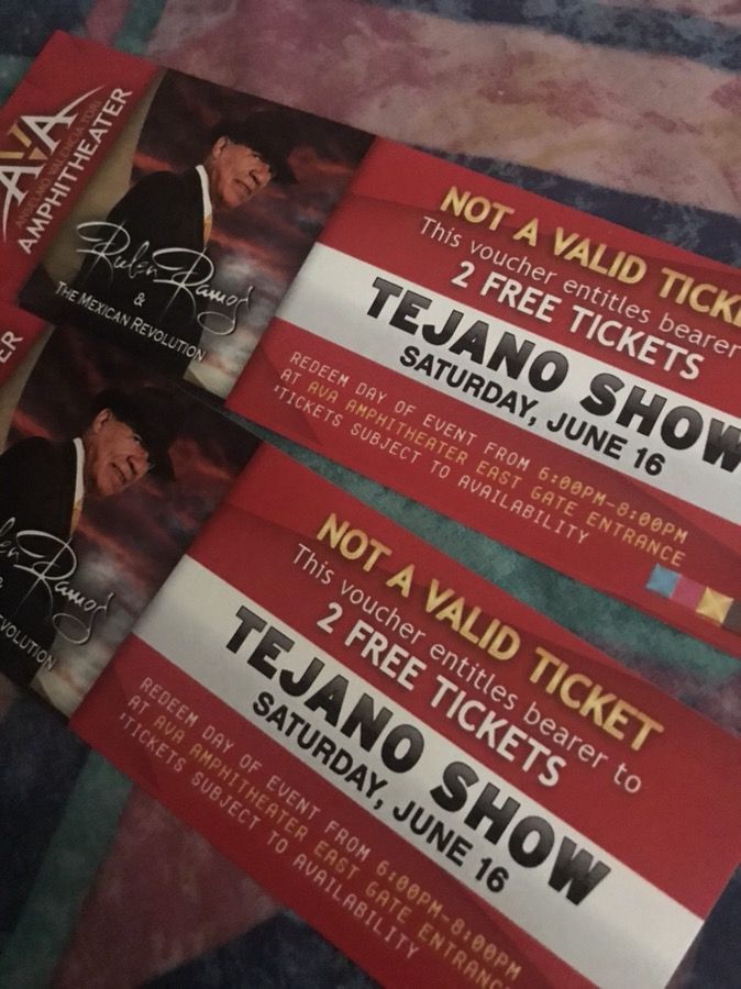 FATHERS DAY TEJANO SHOW AVA 4 ticket voucher