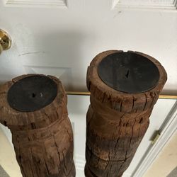 Wooden Candle Holder