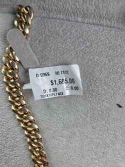 14k plated gold chain