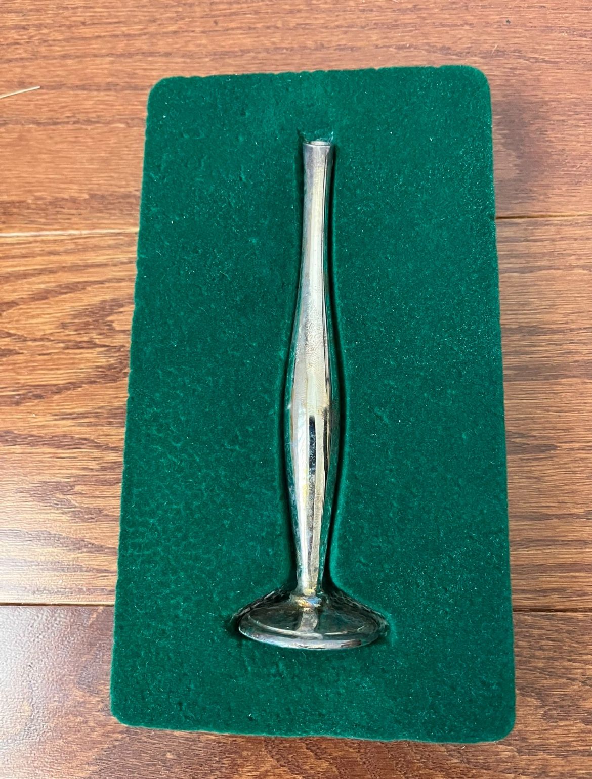 Vintage Silver Plate, Single Flower/Bud Vase 6 Inches Tall