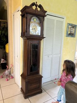 Grandfather Wood Clock
