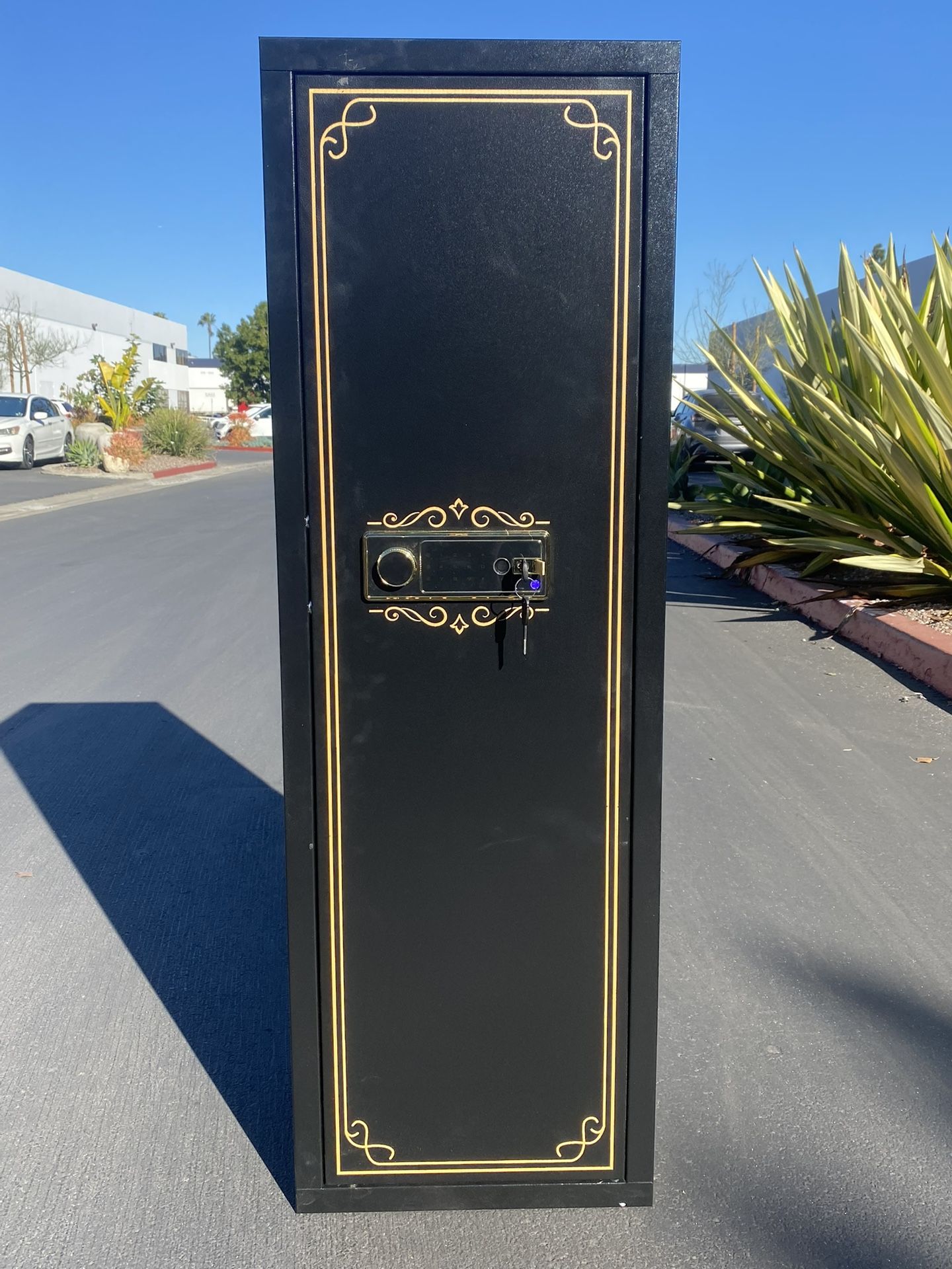 54.5”x18”x15”  Safe Equipment Black