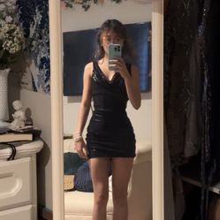 Black Mini Dress 