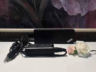 Lenovo Thunderbolt 3 DK1841 Docking Station Gen 2 USB-C HDMI Dual DisplayPort w/ 135W Charger - $39