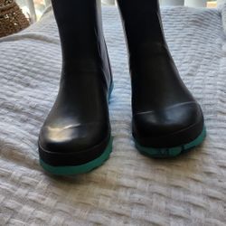 Botas De Lluvia Color Negro 